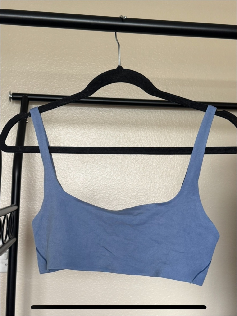 lululemon Oasis Blue Nulu Scoop-Neck Bralette (6)